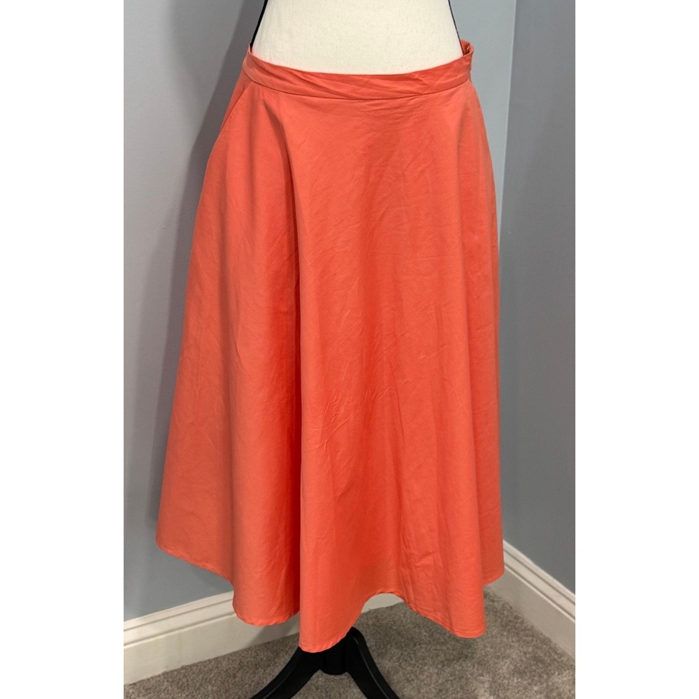 Alex Marie "Haley" Midi Skirt Size 8 in Papaya Peach Cottagecore Fairycore Boho